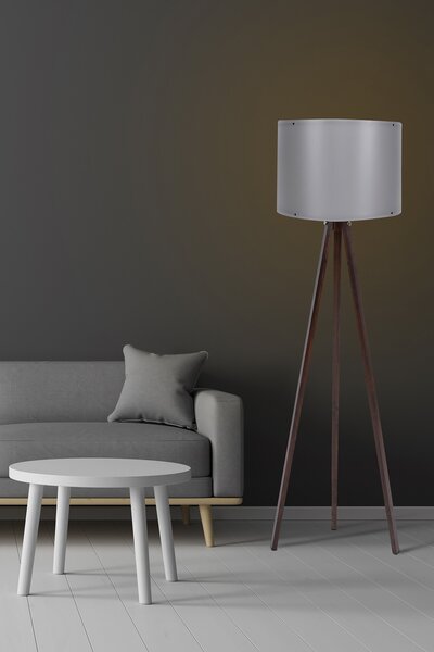 ASIR Stojacia lampa 103 sivá orech