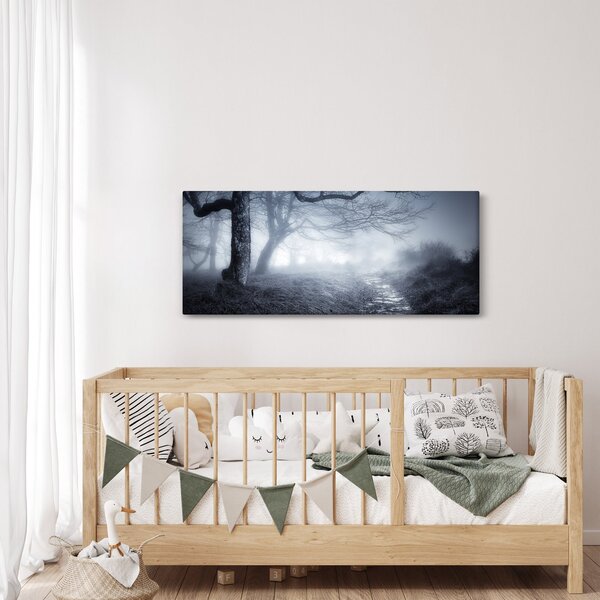 Obraz - Cesta v hmle (120x50 cm)