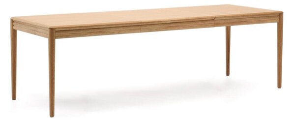 MUZZA Rozkladací jedálenský stôl nelon 160 (240) x 90 cm prírodný