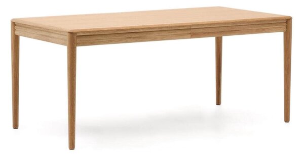 MUZZA Rozkladací jedálenský stôl nelon 160 (240) x 90 cm prírodný