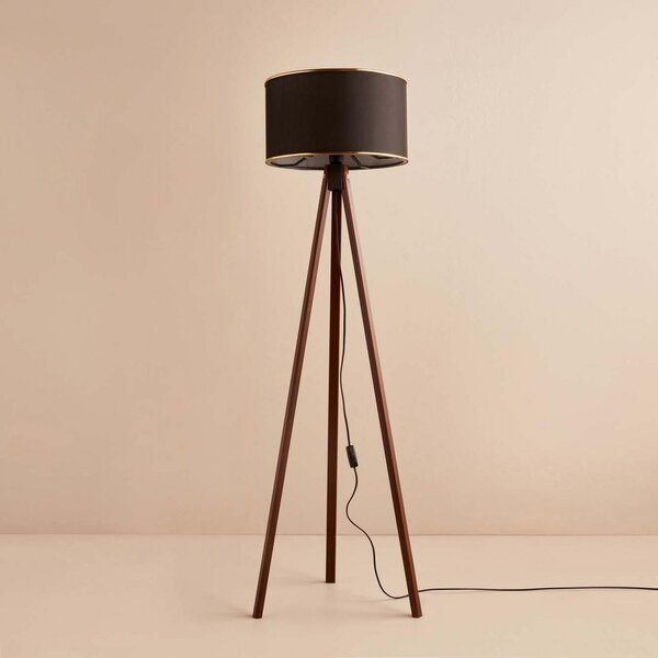 ASIR Stojacia lampa AYD-3448 tmavá a hnedá