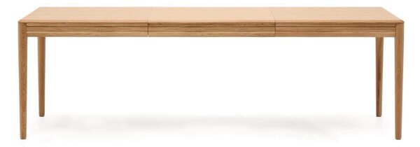 MUZZA Rozkladací jedálenský stôl nelon 160 (240) x 90 cm prírodný