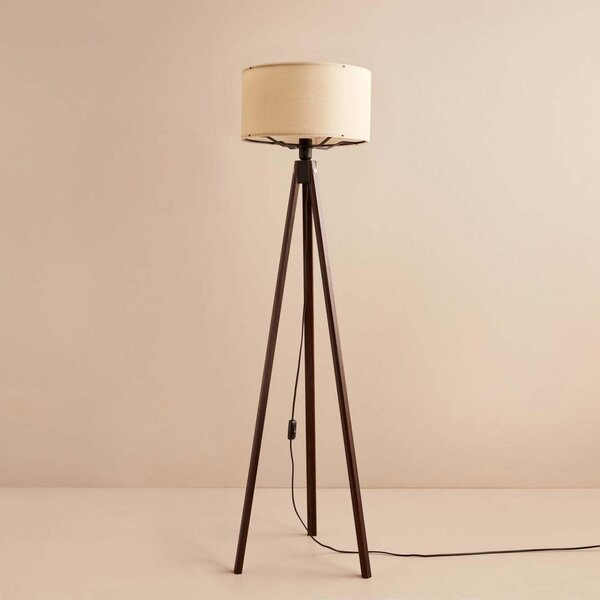 ASIR Stojacia lampa AYD-3448 tmavá a krémová