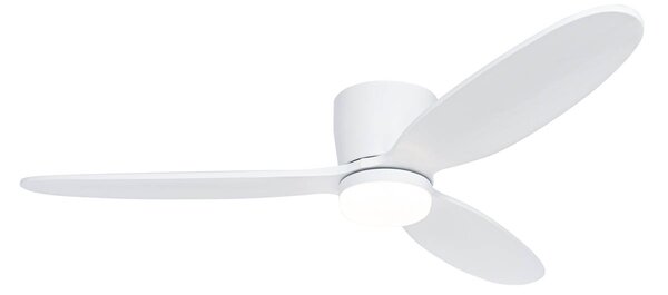 Stropný ventilátor biely 132 cm vrátane LED stmievateľný s diaľkovým ovládaním - Sofio