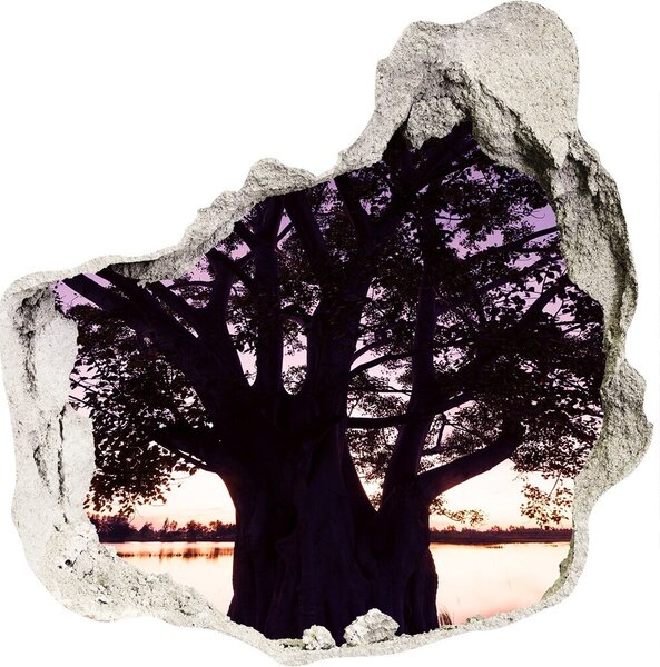 Diera 3D fototapety nálepka Strom a jazerá nd-p-90878216