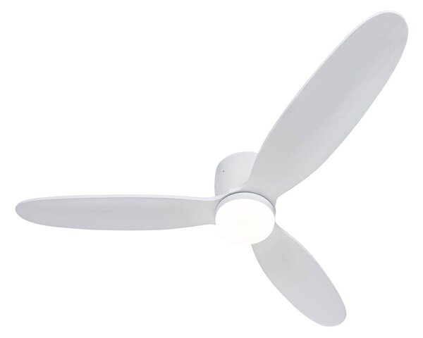 Stropný ventilátor biely 132 cm vrátane LED stmievateľný s diaľkovým ovládaním - Sofio