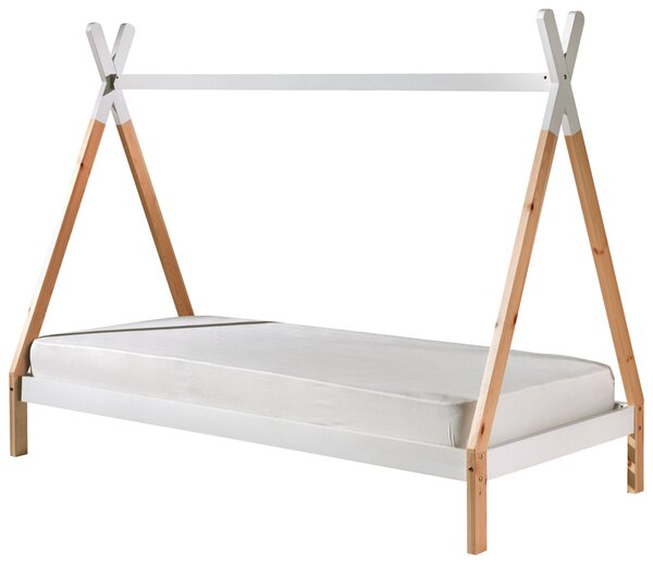 DOMČEKOVÁ POSTEĽ, 90/200 cm biela, farba borovice MID.YOU - Detské izby, Online Only