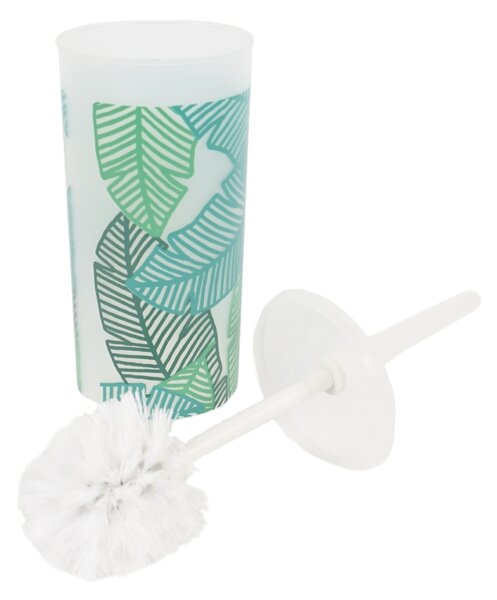 Toaletná kefa so stojanom CHANTILLY 35 cm biela