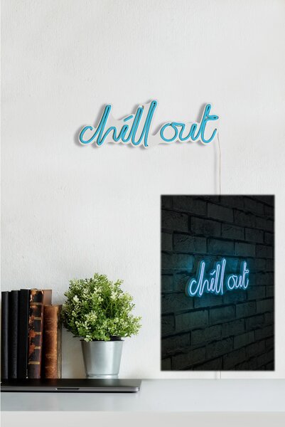 ASIR Dekoratívne LED osvetlenie CHILL OUT modrá