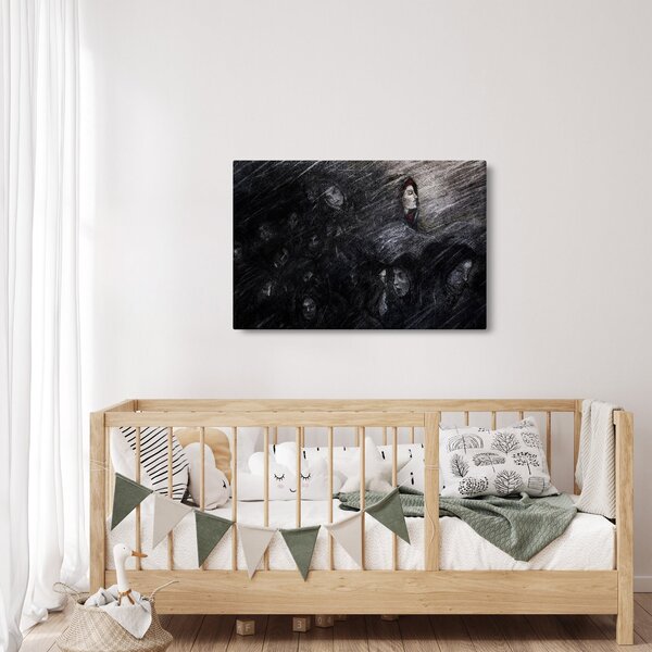 Obraz - Smútok a odriekanie (90x60 cm)