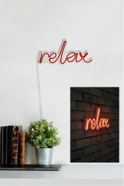 ASIR Dekoratívne LED osvetlenie červené RELAX