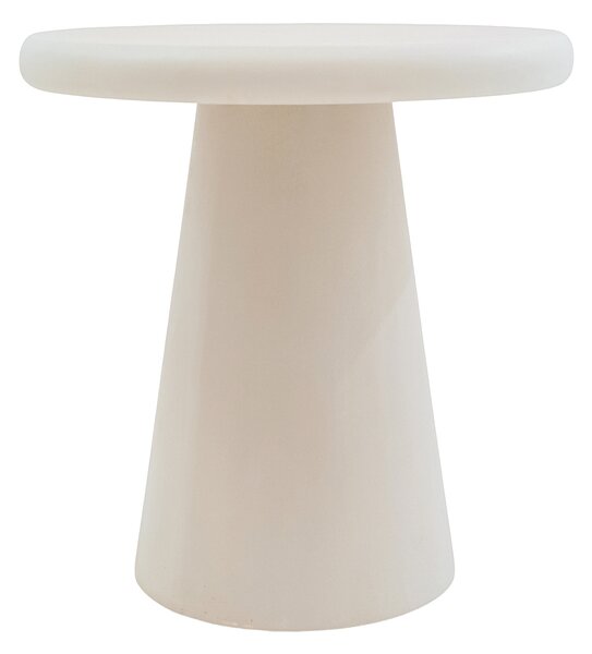 Okrúhly konferenčný stolík Clav 45 cm - béžový