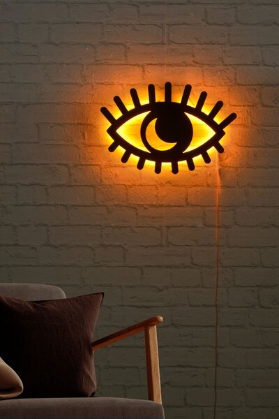 ASIR Nástenná dekorácia s LED podsvietením EVIL EYE
