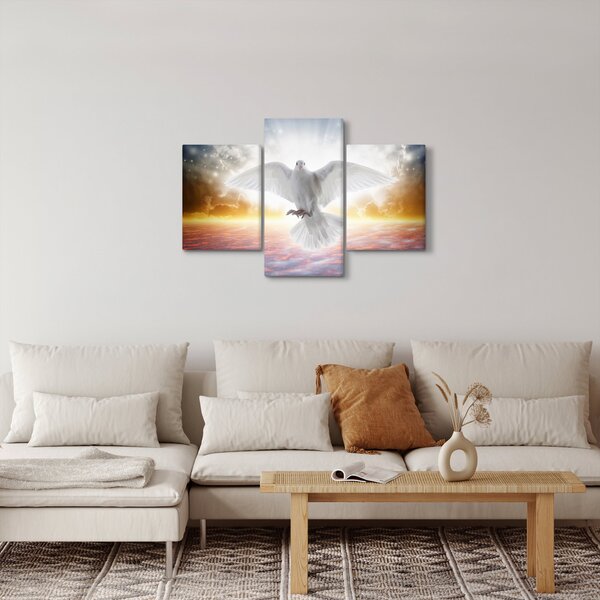 Obraz holubice (90x60 cm)