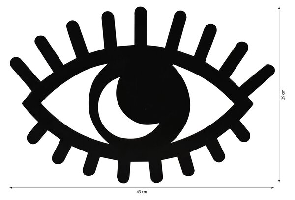 ASIR Nástenná dekorácia s LED podsvietením EVIL EYE