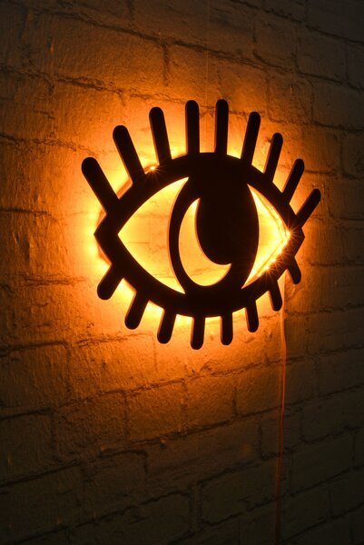 ASIR Nástenná dekorácia s LED podsvietením EVIL EYE