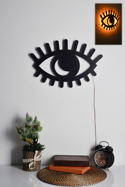 ASIR Nástenná dekorácia s LED podsvietením EVIL EYE