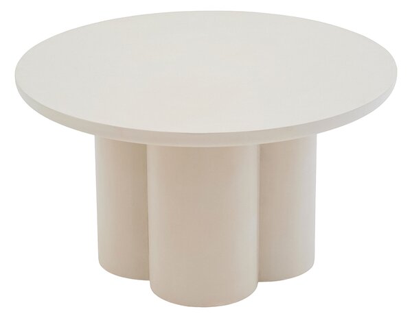 Okrúhly konferenčný stolík Cylindus 80 cm - béžový