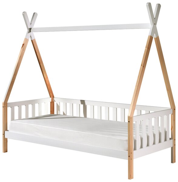 DOMČEKOVÁ POSTEĽ, 90/200 cm farba borovice, biela MID.YOU - Detské izby, Online Only