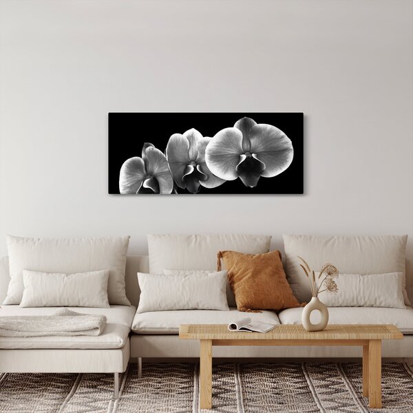 Obraz kvetu orchidey (120x50 cm)
