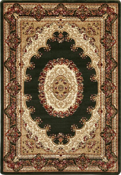 Koberec Adora 5547 GREEN – zelený vzorovaný obdĺžnik Rozmer: 60x90 cm