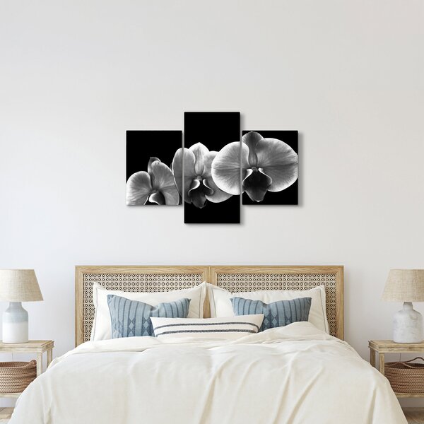 Obraz kvetu orchidey (90x60 cm)