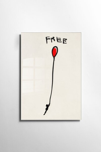 ASIR Nástenný obraz FREE sklo 50 x 70 cm