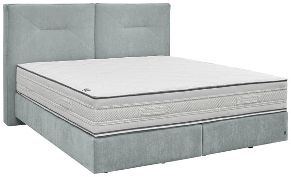 BOXSPRINGOVÁ POSTEĽ, 180/200 cm, svetlomodrá Dieter Knoll - Postele