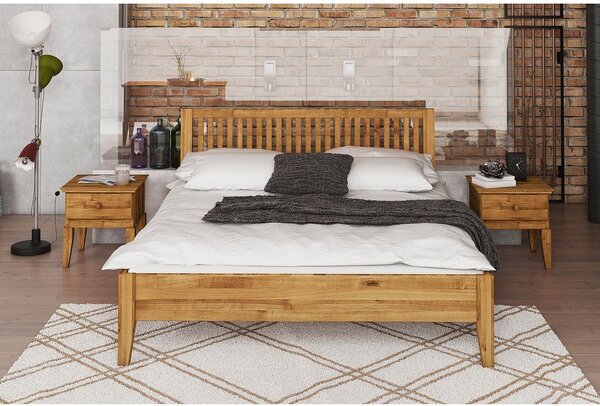Dvojlôžková posteľ z dubového dreva 180x200 cm Odys - The Beds