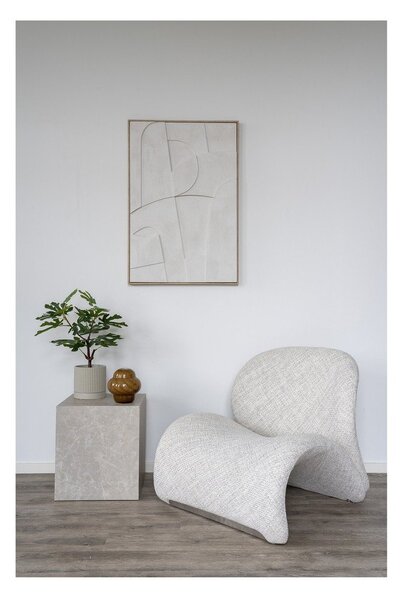 Odkladací stolík v dekore mramoru 40x40 cm Prague – House Nordic