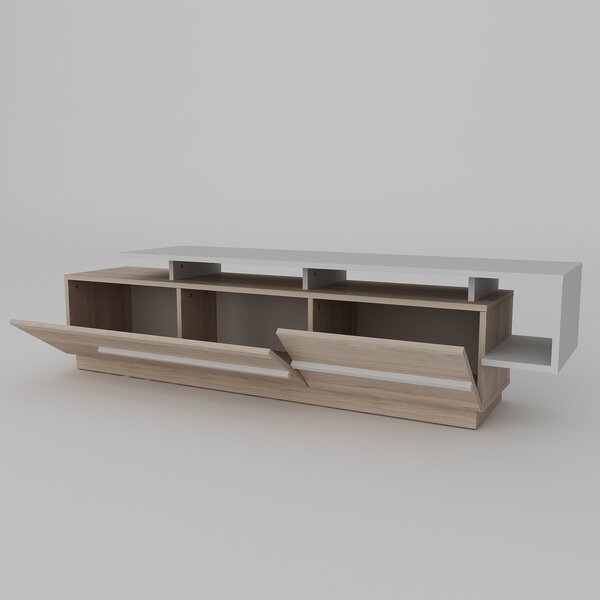ASIR Televízny stolík PIA dub biely