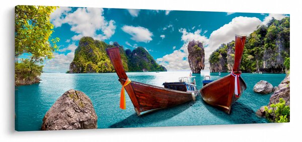 Obraz - Raj na zemi (120x50 cm)