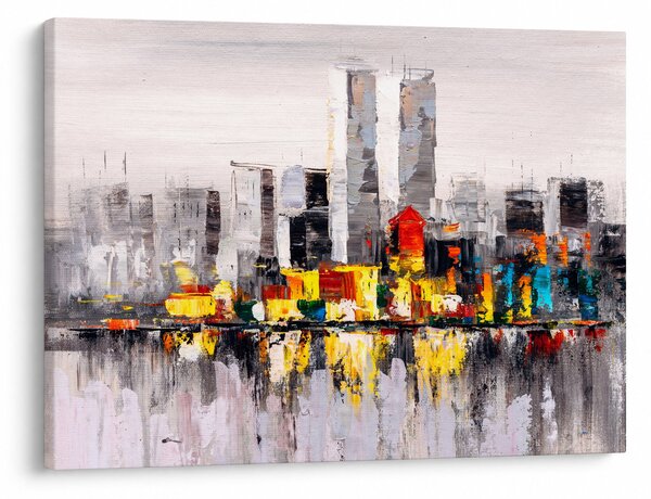 Obraz - Maľba veľkomesta (70x50 cm)