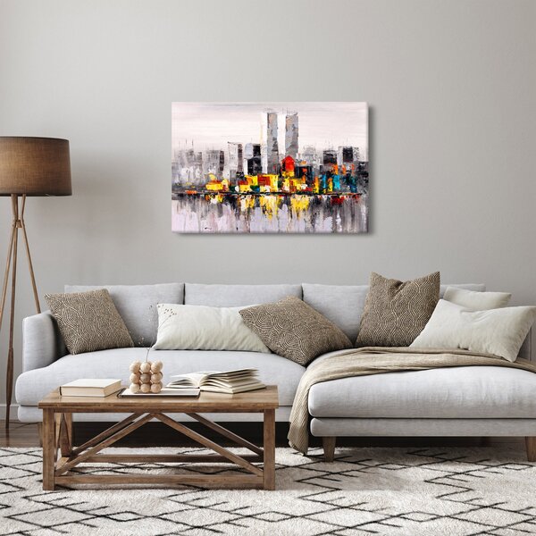 Obraz - Maľba veľkomesta (90x60 cm)