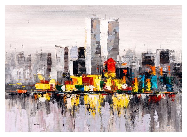 Obraz - Maľba veľkomesta (70x50 cm)