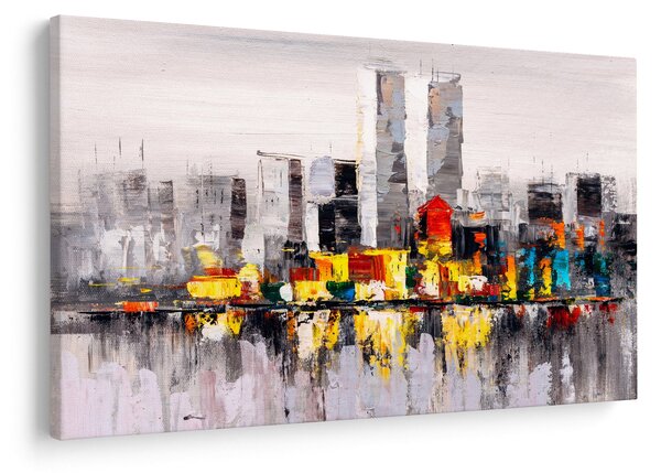 Obraz - Maľba veľkomesta (90x60 cm)