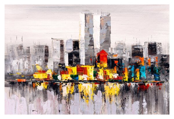 Obraz - Maľba veľkomesta (90x60 cm)
