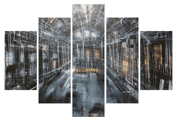 Obraz interiéru starej budovy (150x105 cm)