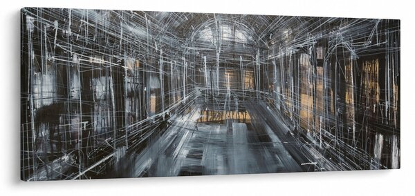 Obraz interiéru starej budovy (120x50 cm)
