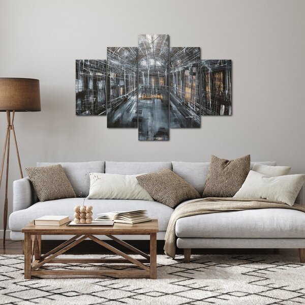 Obraz interiéru starej budovy (150x105 cm)