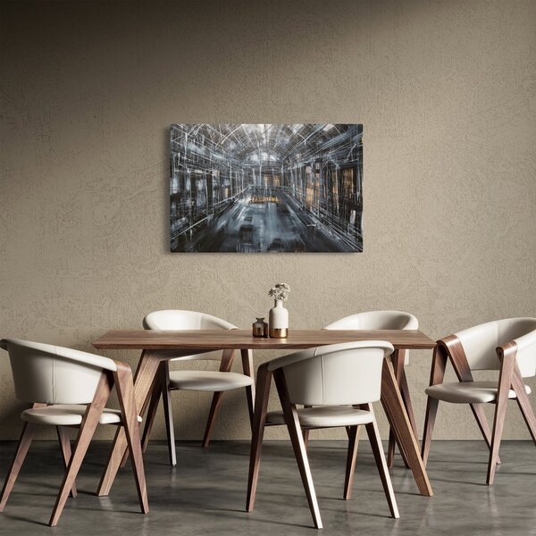 Obraz interiéru starej budovy (90x60 cm)