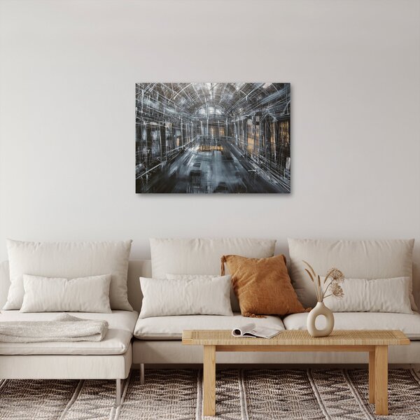 Obraz interiéru starej budovy (70x50 cm)