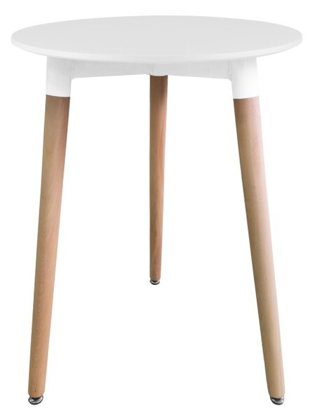Okrúhly stôl KAMI biely 60 cm