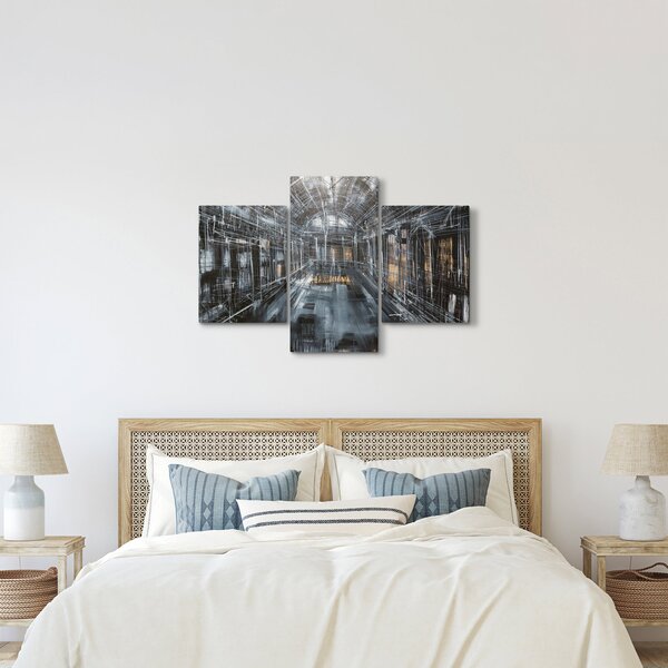 Obraz interiéru starej budovy (90x60 cm)