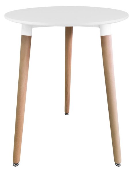 Okrúhly stôl KAMI biely 60 cm