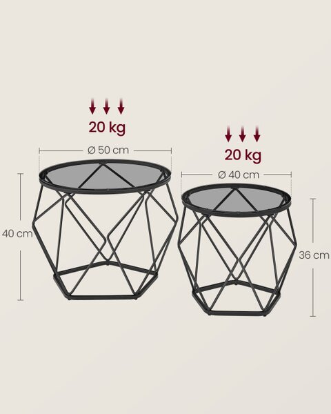 Set konferenčných stolíkov LGT040B03