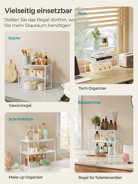 Set 2 kuchynských políc KCS025W01