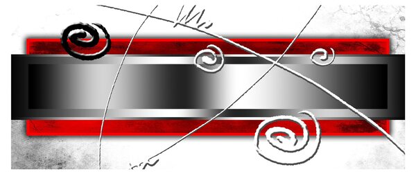 Abstraktný obraz (120x50 cm)