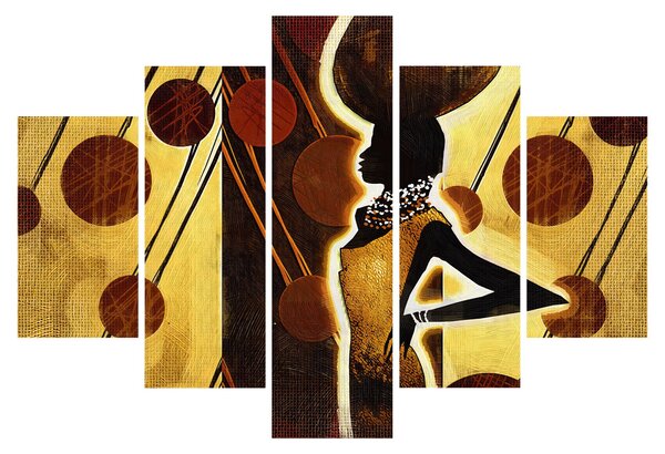 Obraz umelecké pradávnej maľby (150x105 cm)