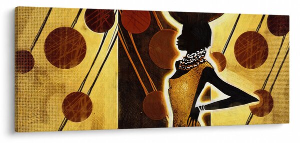 Obraz umelecké pradávnej maľby (120x50 cm)